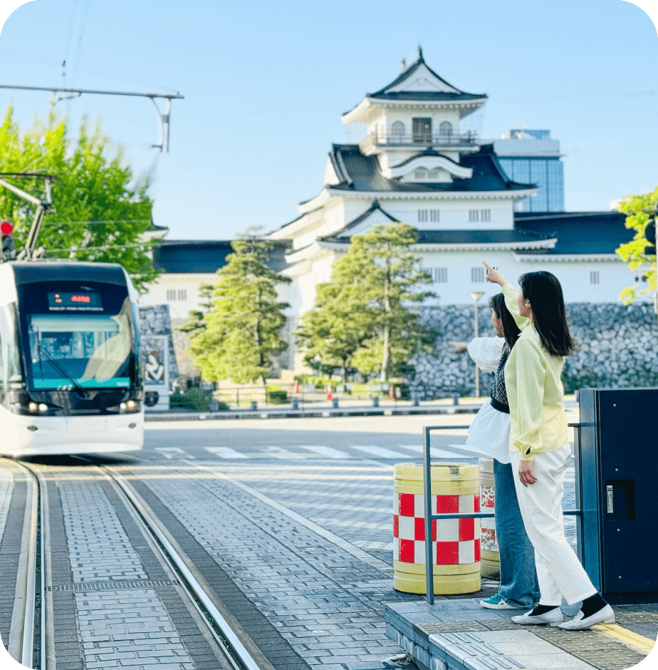 富山市富山駅周辺地域での取り組み